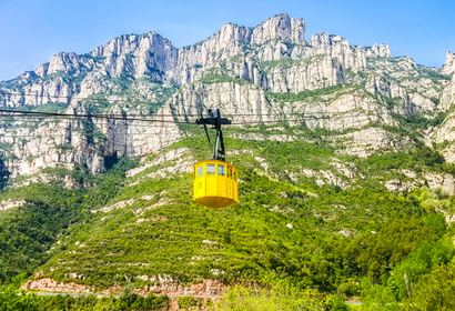 몬세라트 왕복 케이블카 or 산악열차