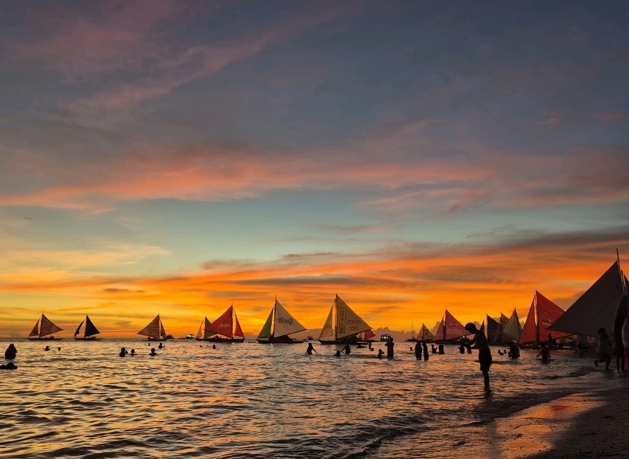 사진:보라카이 4일 #라까멜라 #호핑투어포함 #세일링보트 #전신마사지